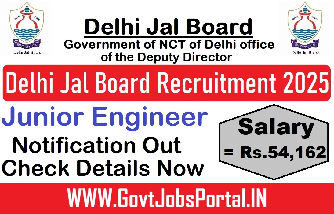 Delhi Jal Board Recruitment 2025