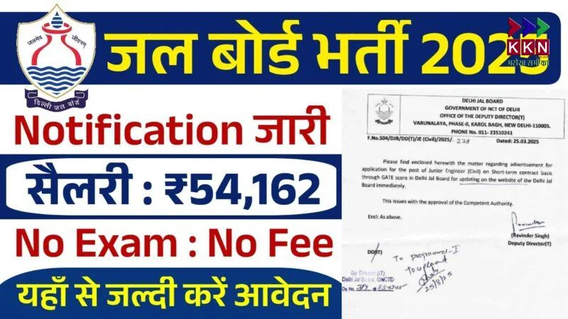 Delhi Jal Board Recruitment 2025
