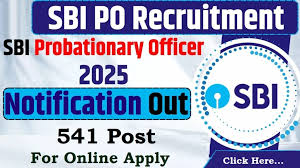 SBI PO Notification